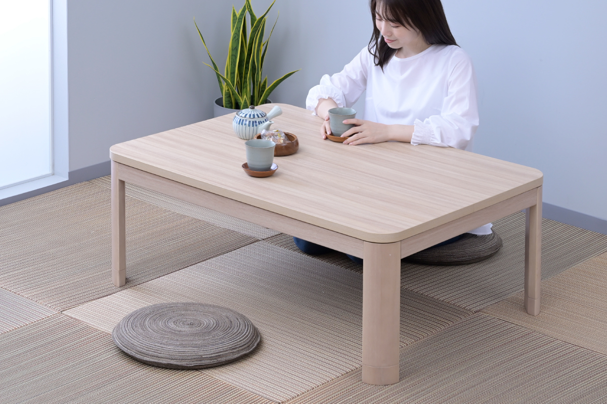 商品情報_家具調こたつ ラウンドタイプ（120×80cm） | 山善の商品情報