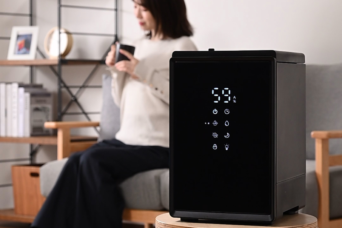 商品情報_キューブ型加湿器（湿度センサー搭載） | 山善の商品