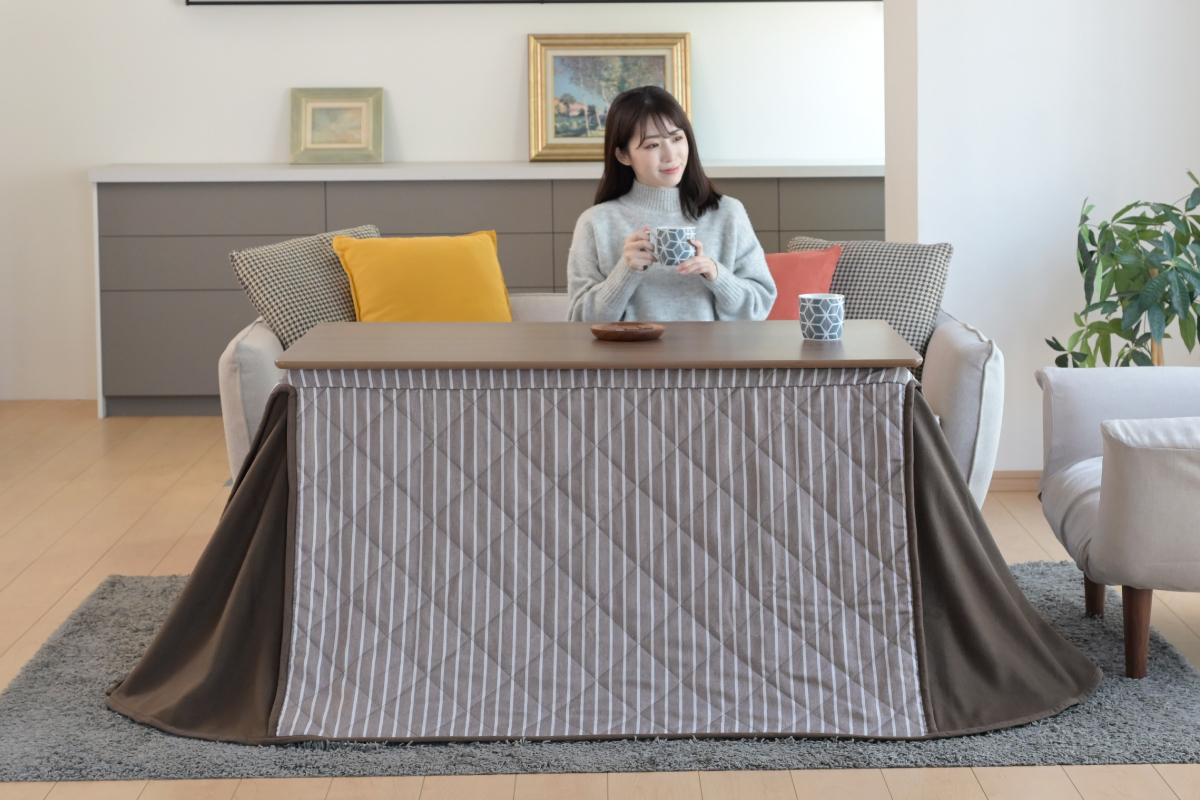 商品情報_高さ2wayリビングテーブルこたつ【布団セット】 | 山善の商品