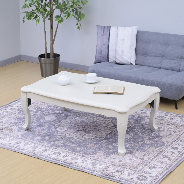 商品情報_ねこ脚リビングテーブルこたつ | 山善の商品情報サイト