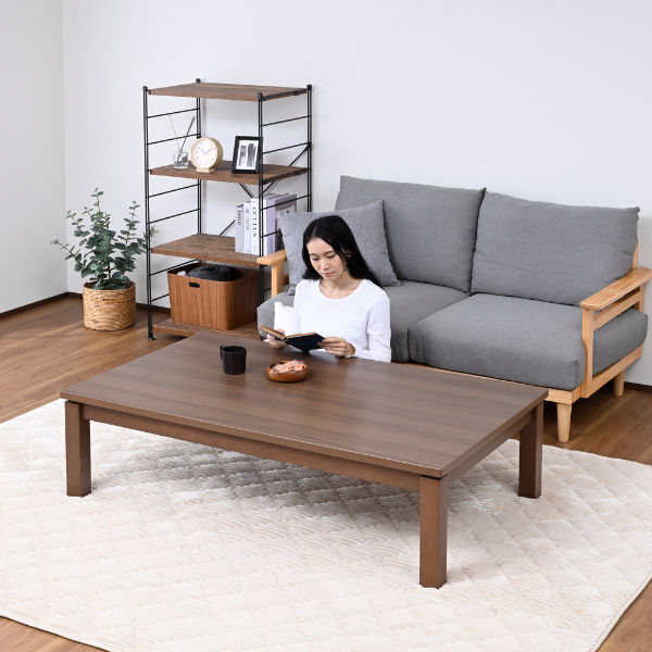 たつお様 商品情報_高さが4タイプ選べるこたつ【ピタ高】(135×80cm