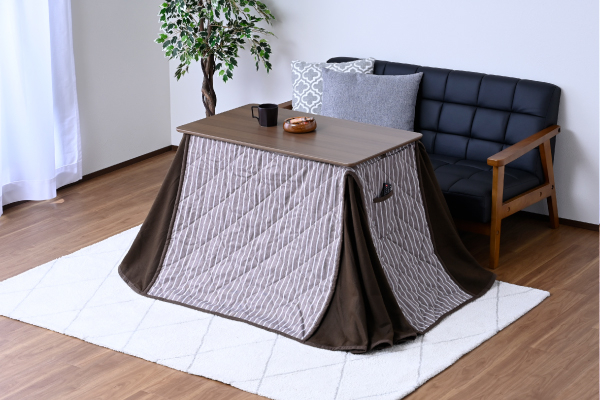 商品情報_高さ2WAYリビングテーブルこたつ【布団セット】（90×50cm