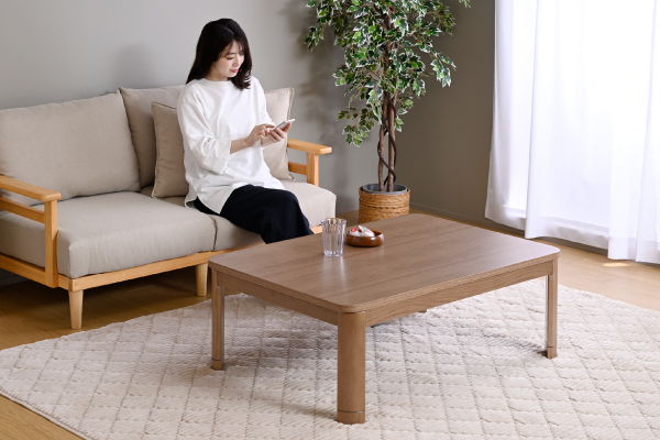 商品情報_家具調こたつ（80×80cm） | 山善の商品情報サイト | YAMAZEN BOOK