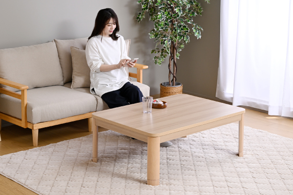 あーちゃま　木目調 電気こたつ 商品情報_家具調こたつ（105×75cm） | 山善の商品情報サイト | YAMAZEN