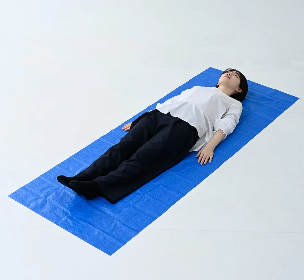 ブルーシートの使い方