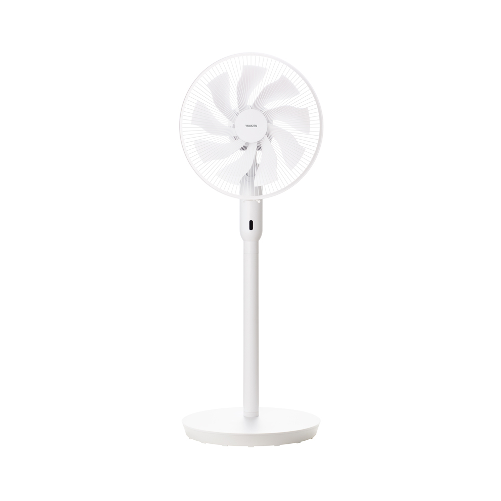 [山善] 扇風機 30cm (DCモーター) YLX-EGD301(W)5段階での風量調節が可能