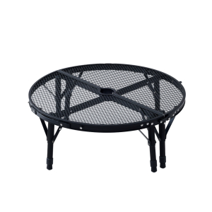 簡単設営 キッチンローテーブル DTMK-1 (MBK) 竹製 ローテーブル