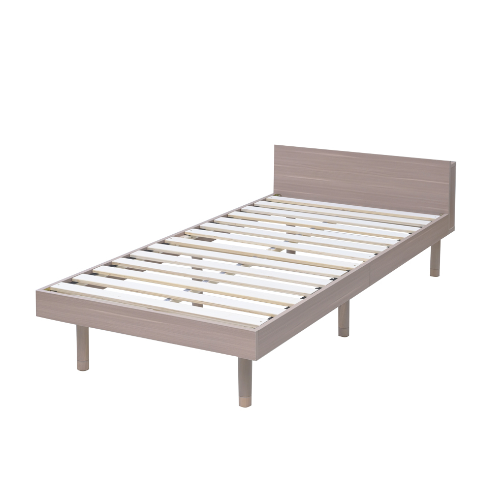 ベッドフレーム　マットレス込み LOWYA ベッド ベッドフレーム マットレスセット SD セミダブル 収納